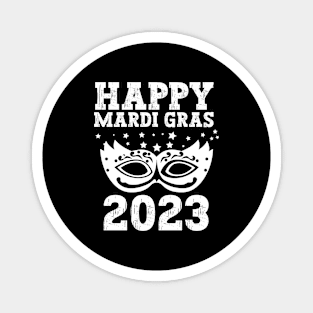 Happy Mardi Gras 2023 Magnet